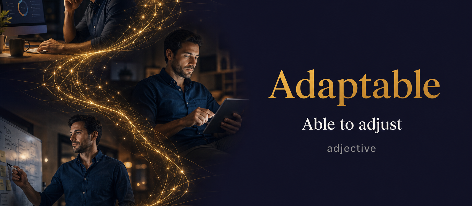 صورة توضيحية لمعنى كلمة Adaptable (قابل للتكيف)