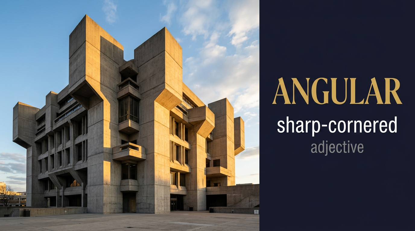 صورة توضيحية لمعنى كلمة Angular (زاوي أو حاد الزوايا)