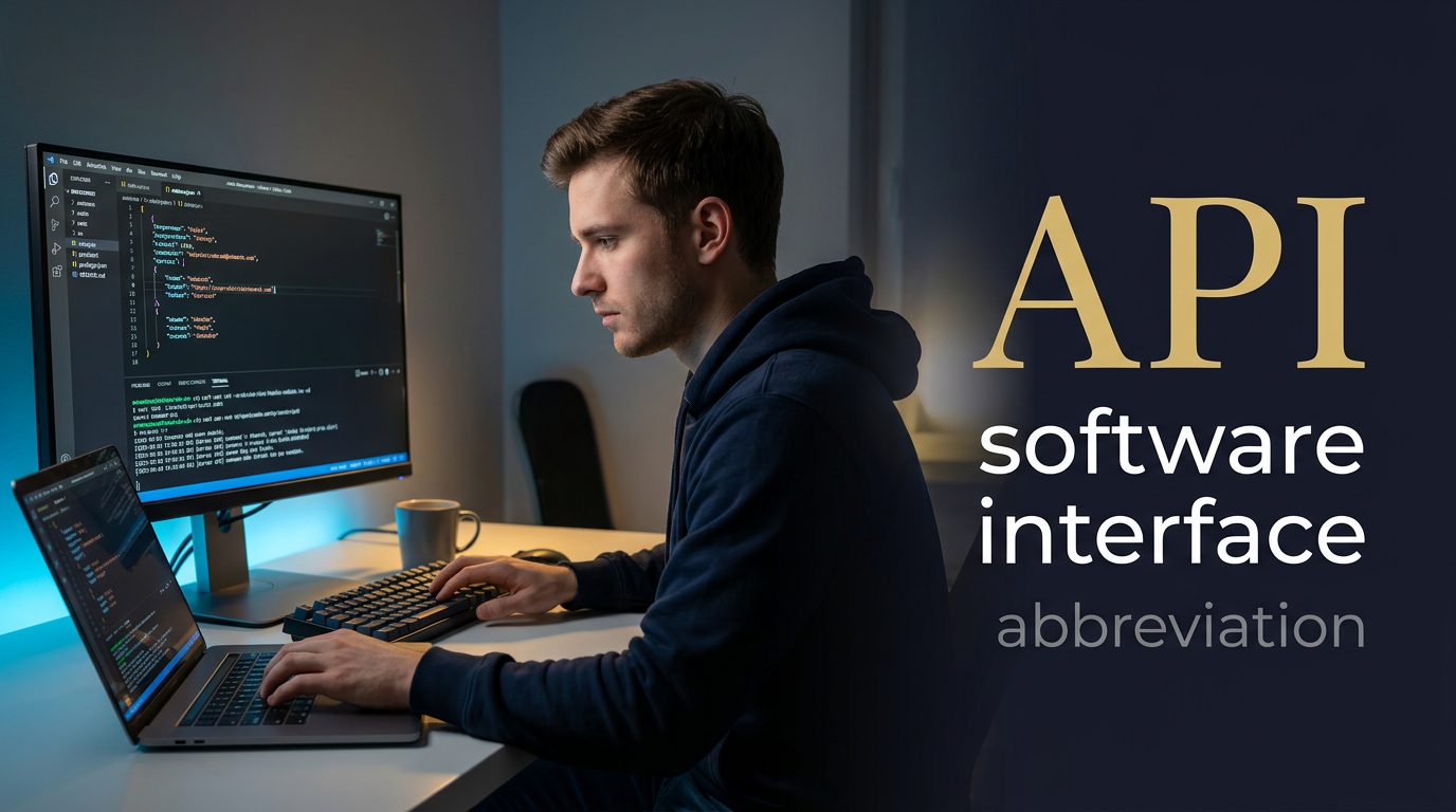 صورة توضيحية لمعنى كلمة API (واجهة برمجة التطبيقات)