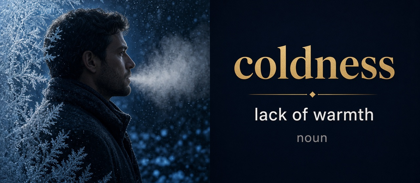 صورة توضيحية لمعنى كلمة Coldness (برودة)
