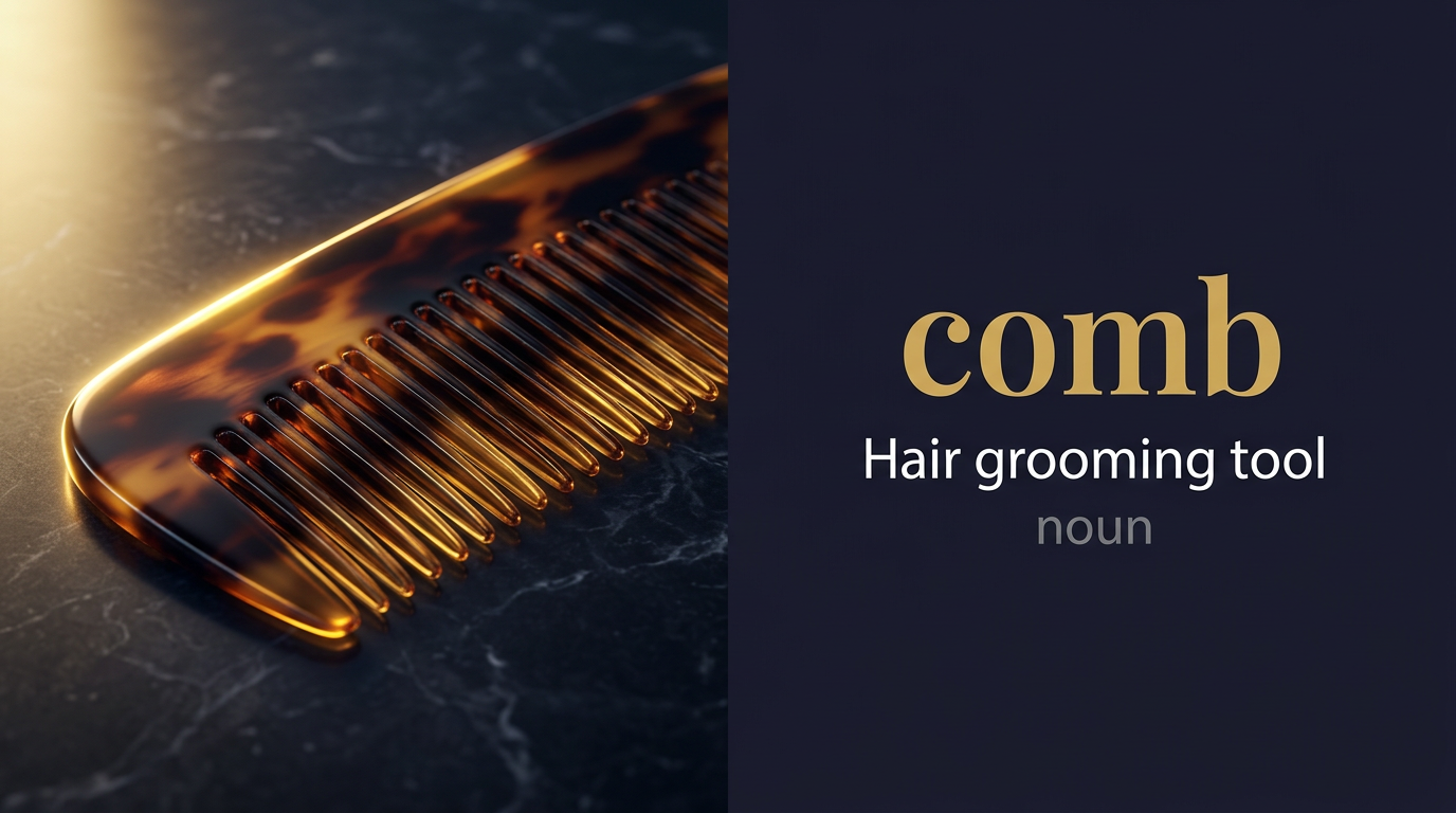 صورة توضيحية لمعنى كلمة Comb (أداة تسريح)