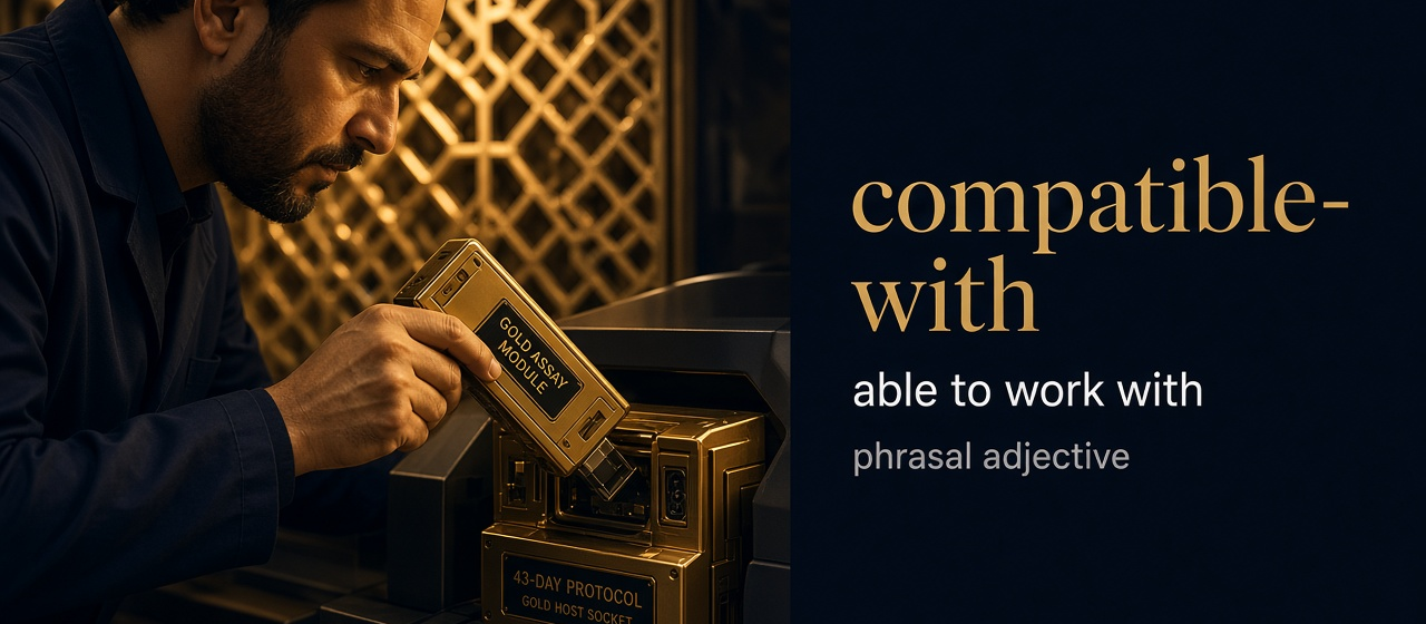 صورة توضيحية لمعنى كلمة Compatible With (متوافق مع)