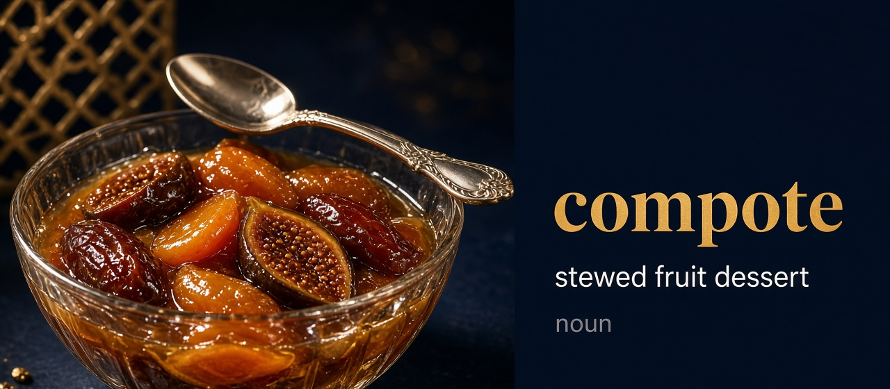 صورة توضيحية لمعنى كلمة Compote (كومبوت)