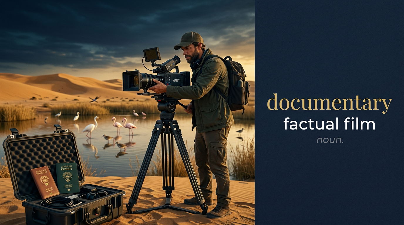 صورة توضيحية لمعنى كلمة Documentary (فيلم وثائقي)