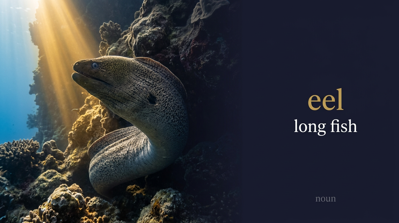 صورة توضيحية لمعنى كلمة Eel (ثعبان البحر)