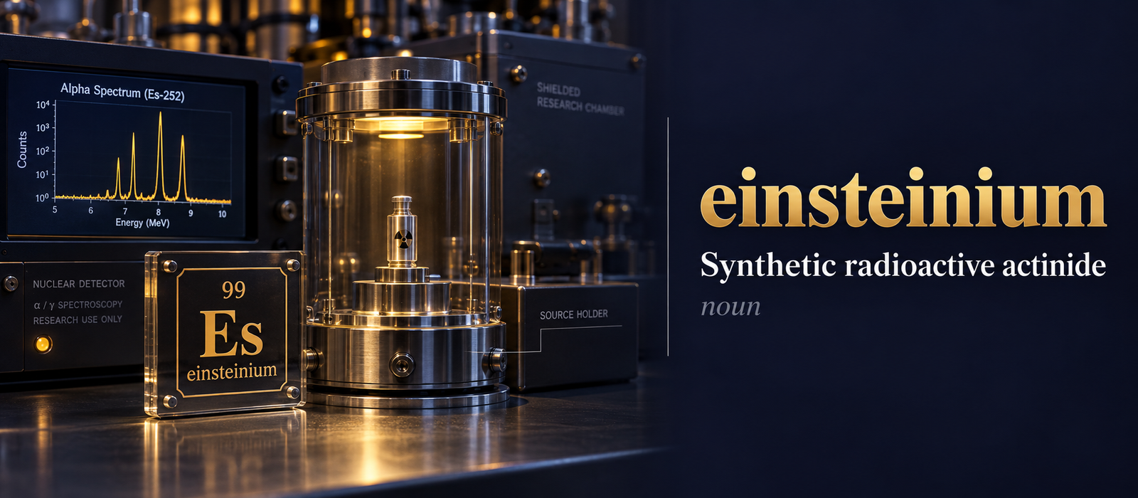 صورة توضيحية لمعنى كلمة Einsteinium (أينشتاينيوم)