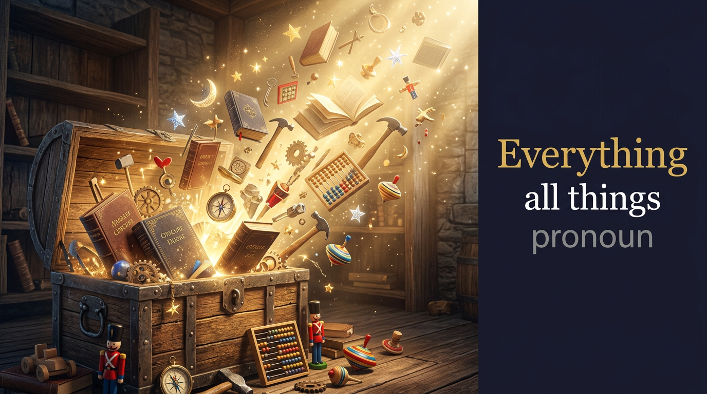 صورة توضيحية لمعنى كلمة Everything (كل شيء)
