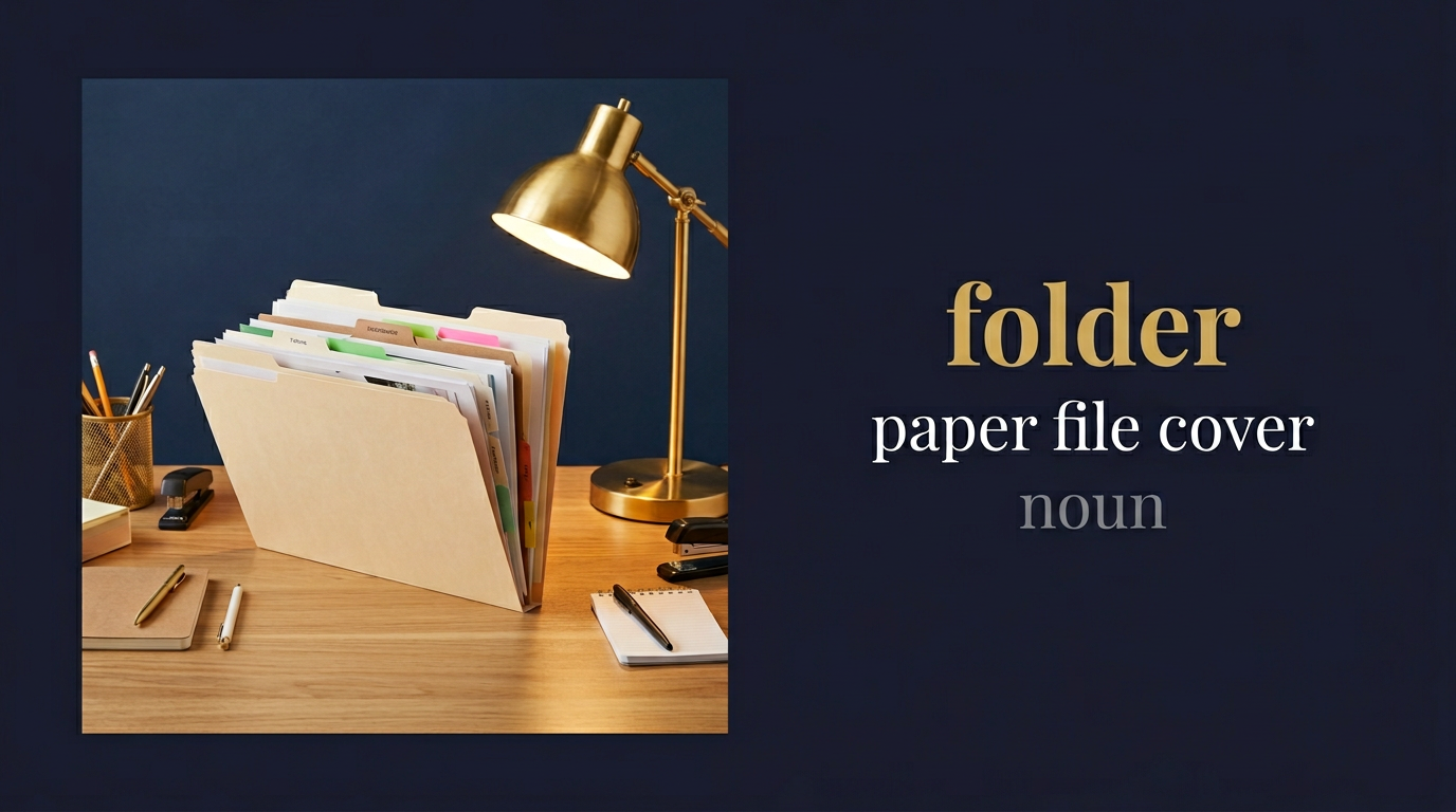 صورة توضيحية لمعنى كلمة Folder (المجلد)