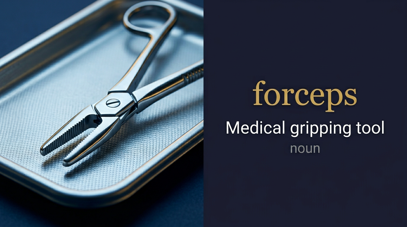 صورة توضيحية لمعنى كلمة Forceps (الملقط الطبي)