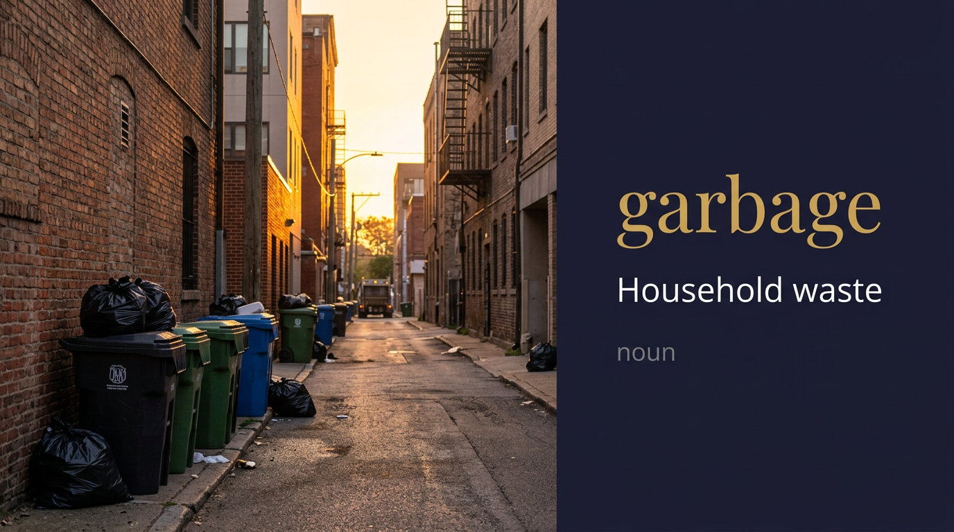 صورة توضيحية لمعنى كلمة Garbage (القمامة)