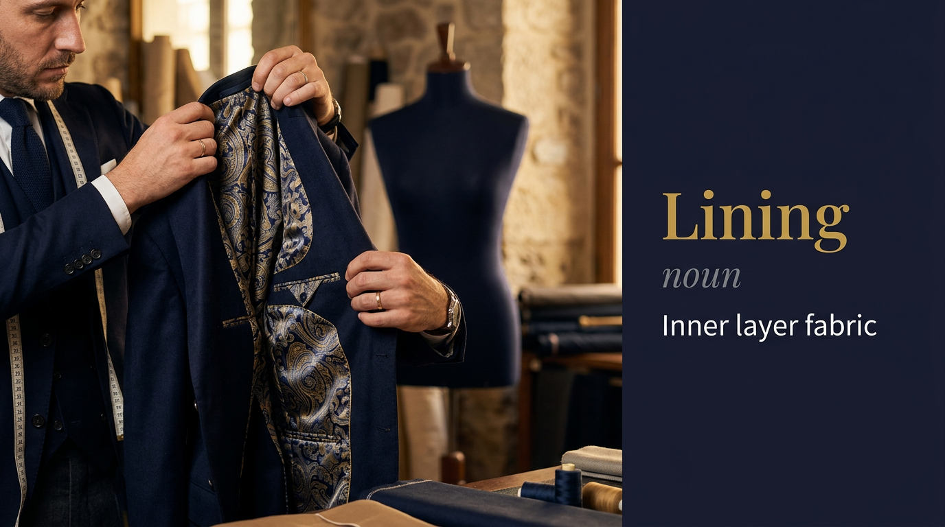 صورة توضيحية لمعنى كلمة Lining (البطانة)