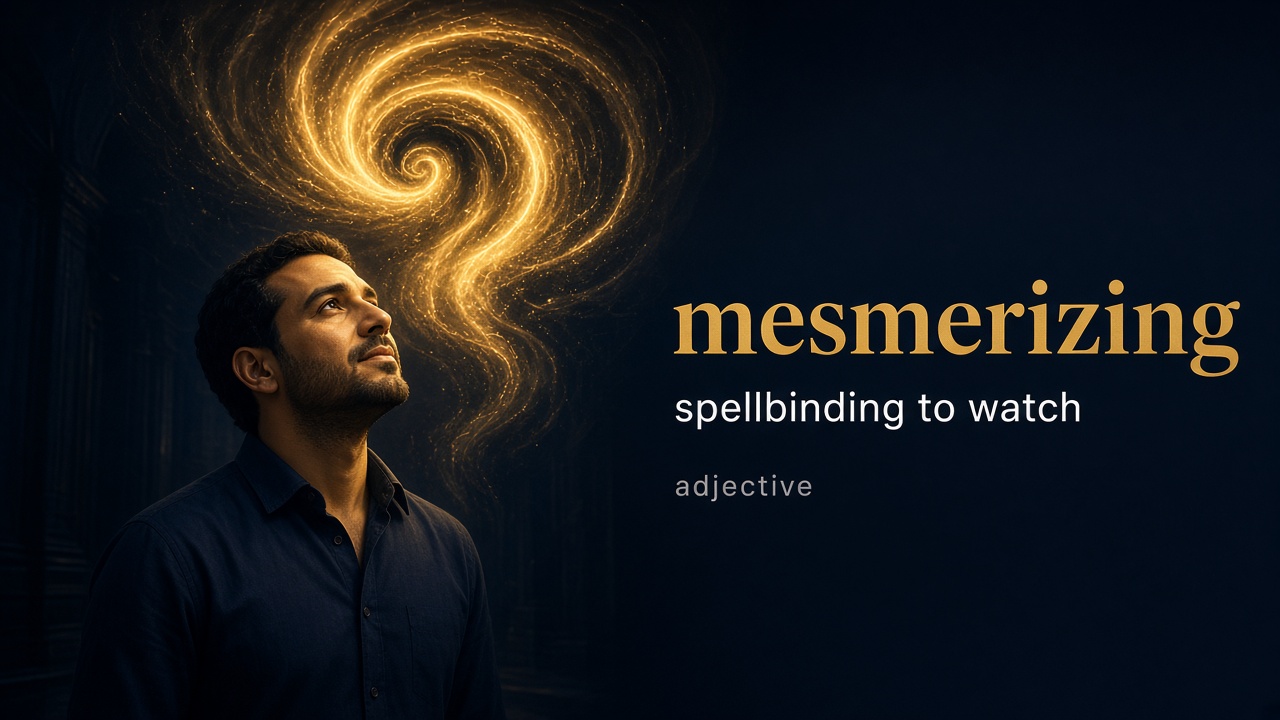 صورة توضيحية لمعنى كلمة Mesmerizing (ساحر)