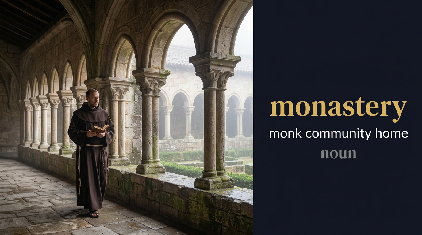 صورة توضيحية لمعنى كلمة Monastery (الدير)