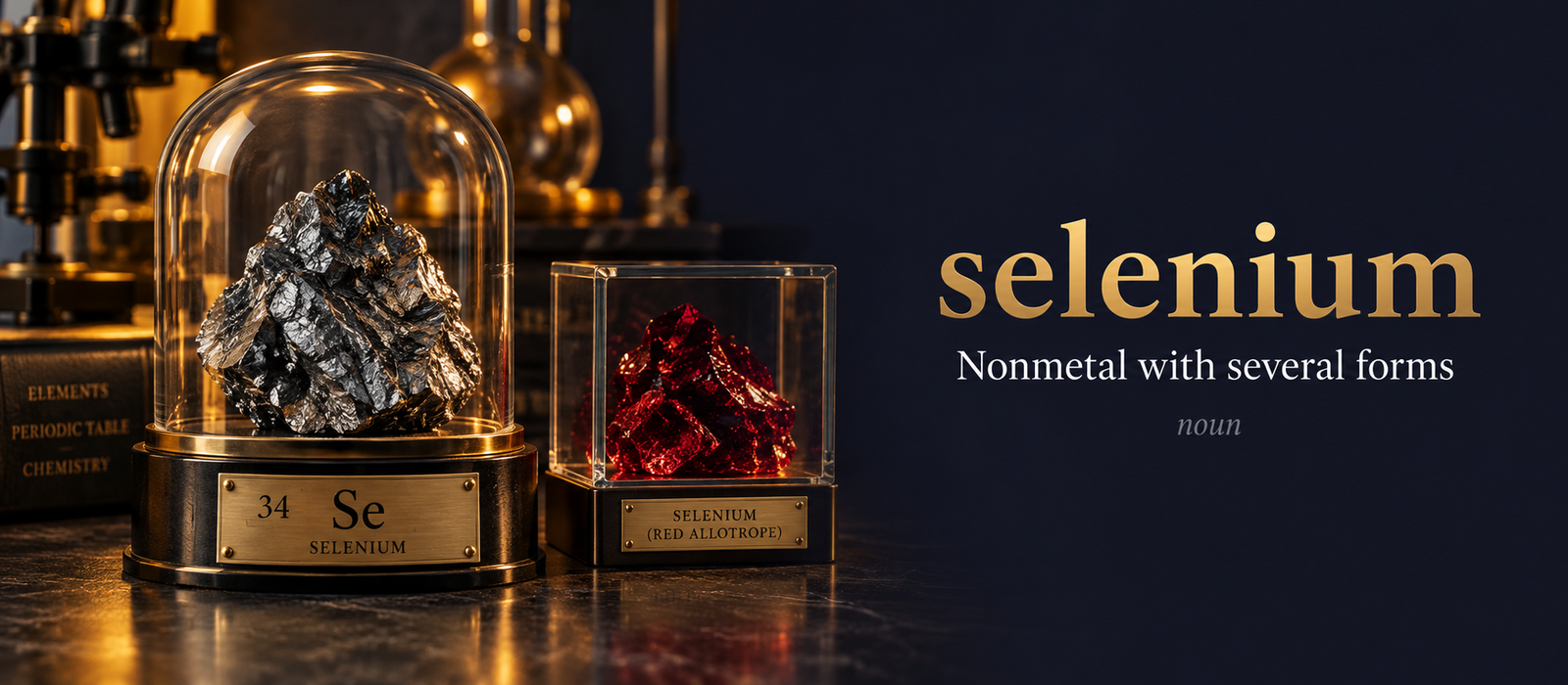 صورة توضيحية لمعنى كلمة Selenium (سيلينيوم)