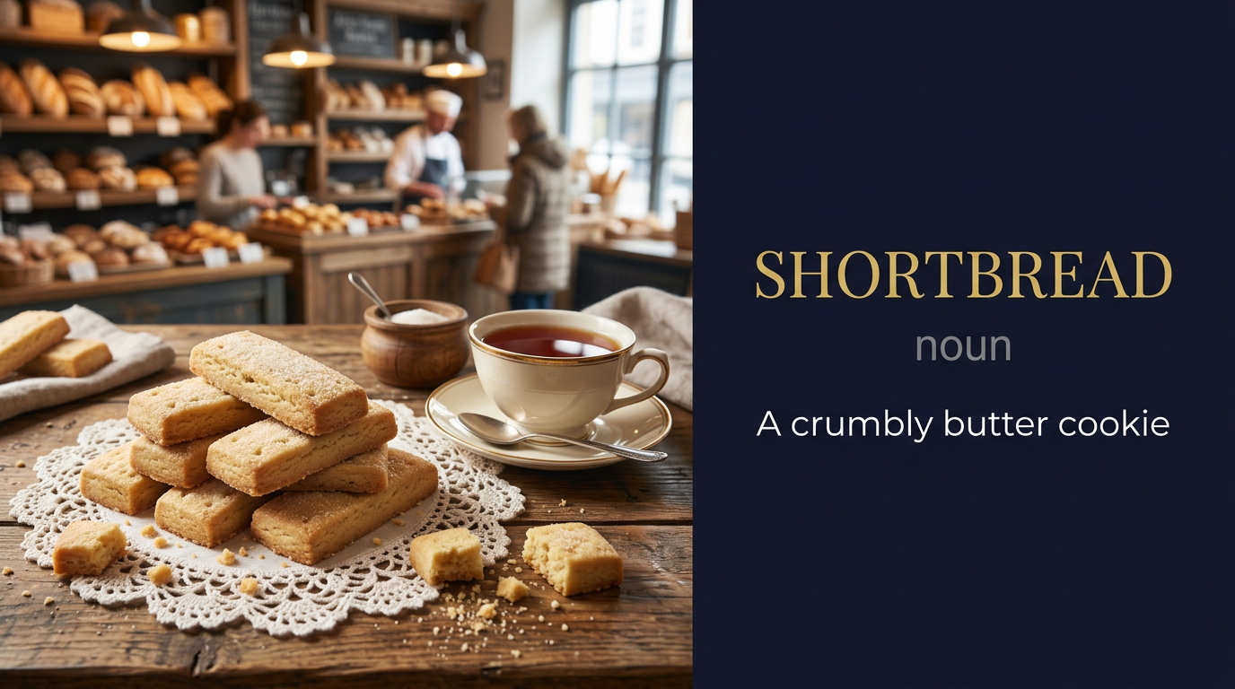 صورة توضيحية لمعنى كلمة Shortbread (نوع من البسكويت)