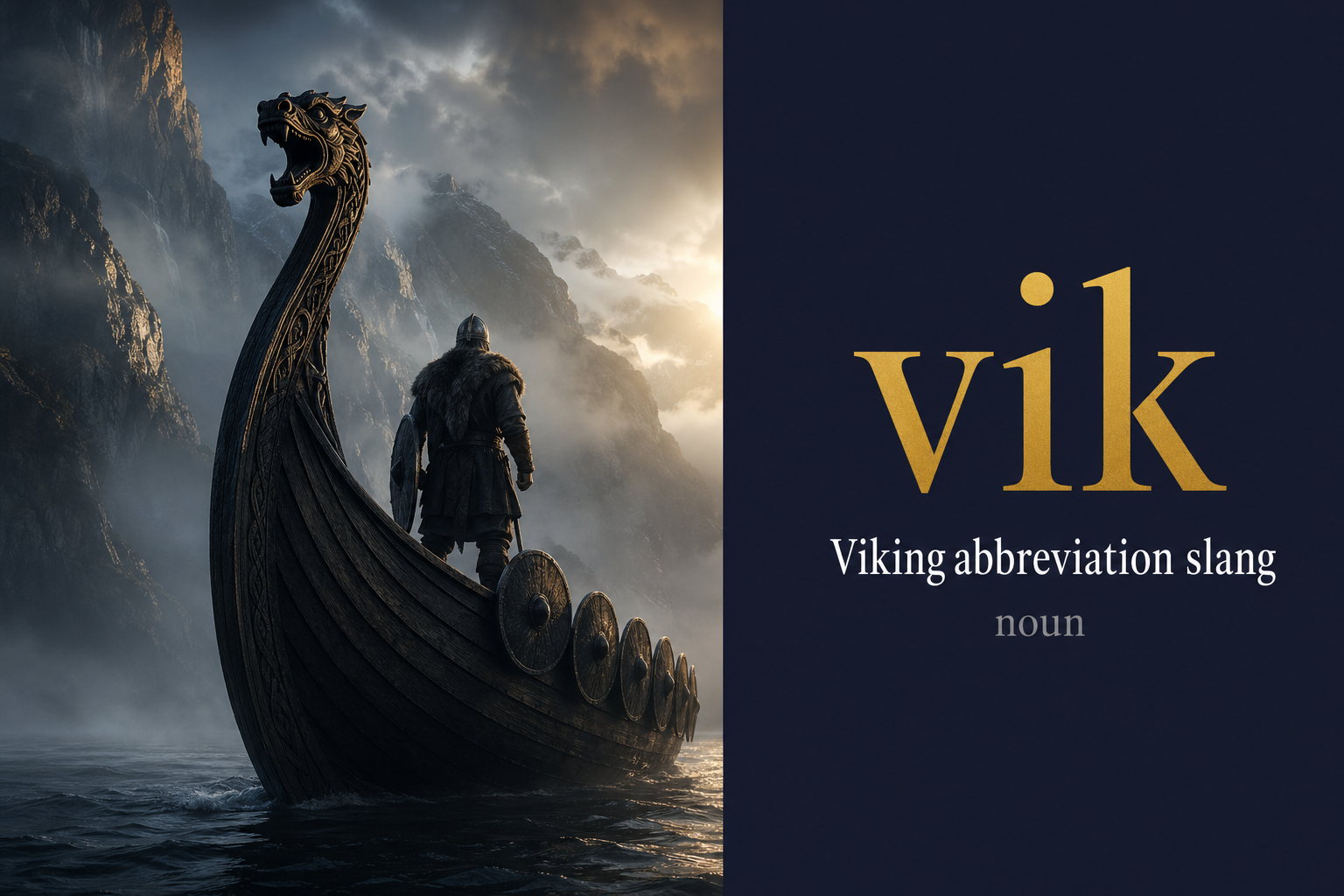 صورة توضيحية لمعنى كلمة Vik (محارب إسكندنافي)