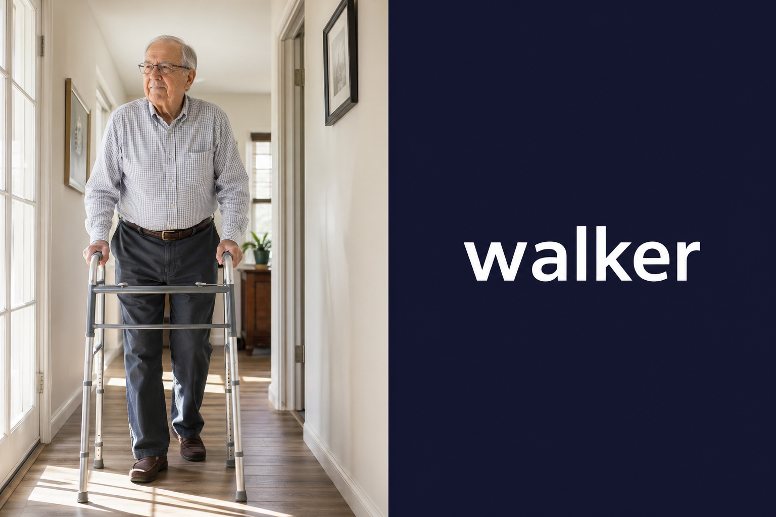 صورة توضيحية لمعنى كلمة Walker (شخص يمشي)